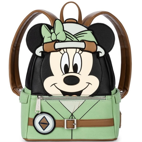 Loungefly Handbags - Loungefly Disney Parks Safari Minnie Mouse Animal Kingdom Backpack